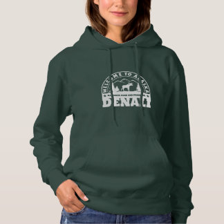Alaska. Denali Nationalpark und Konserve Hoodie