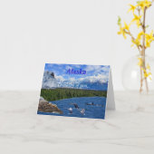 Alaska denkt an dich karte (Gelbe Blume)