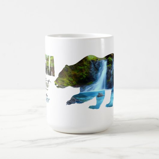 Alaska der letzte Grenzbär - 15 oz. Tasse (Mittel)