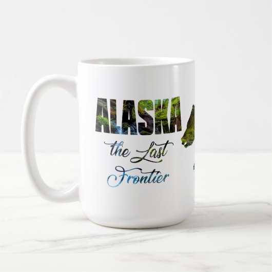 Alaska der letzte Grenzbär - 15 oz. Tasse (Links)