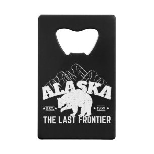 Alaska der letzte Pollenbär an der Grenze Geldbeutel Flaschenöffner