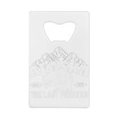 Alaska der letzte Pollenbär an der Grenze Geldbeutel Flaschenöffner (Rückseite)