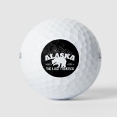 Alaska der letzte Pollenbär an der Grenze Golfball (Vorderseite)