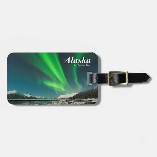 Alaska Der Vorhang steigt Gepäckanhänger (Vorderseite horizontal)