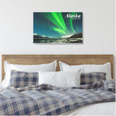 Alaska Der Vorhang steigt Leinwanddruck (Insitu (Schlafzimmer))