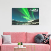 Alaska Der Vorhang steigt Leinwanddruck (Insitu (Wohnzimmer))