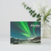 Alaska Der Vorhang steigt Postkarte (Stehend Vorderseite)