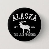 Alaska, die letzte Grenze Button (Vorderseite)