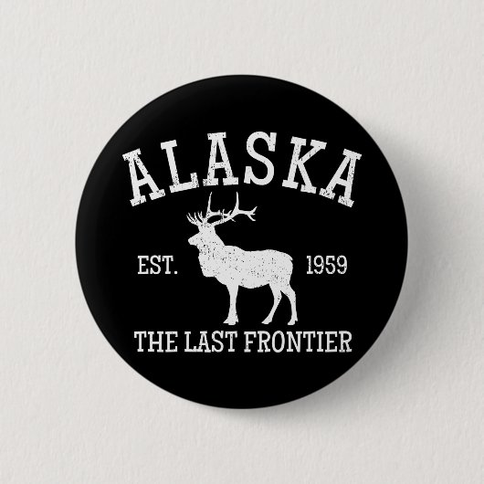 Alaska, die letzte Grenze Button (Vorderseite)