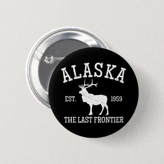 Alaska, die letzte Grenze Button (Vorne & Hinten)