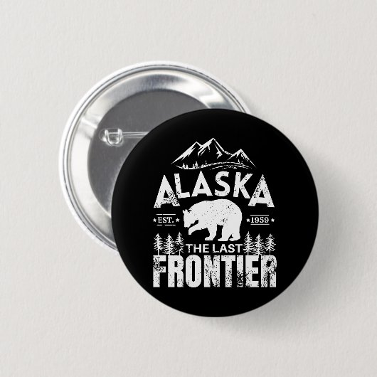 Alaska, die letzte Grenze Button (Vorne & Hinten)