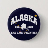Alaska, die letzte Grenze Button (Vorderseite)