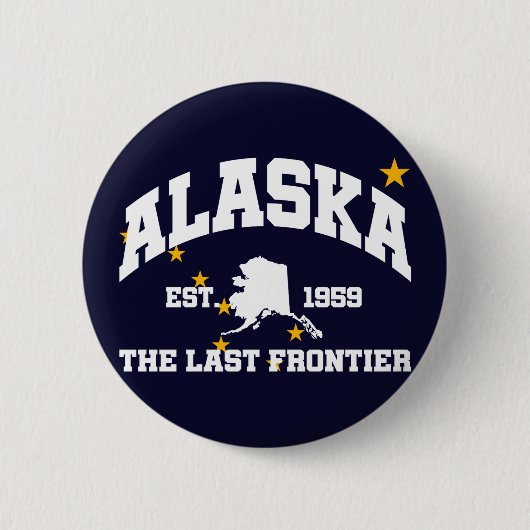 Alaska, die letzte Grenze Button (Vorderseite)