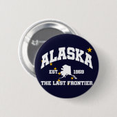 Alaska, die letzte Grenze Button (Vorne & Hinten)