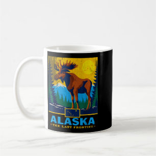 Alaska Die Letzte Grenze Elch Wildtier Reise Kaffeetasse