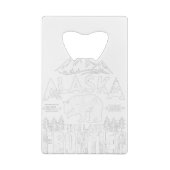 Alaska, die letzte Grenze Geldbeutel Flaschenöffner (Rückseite)