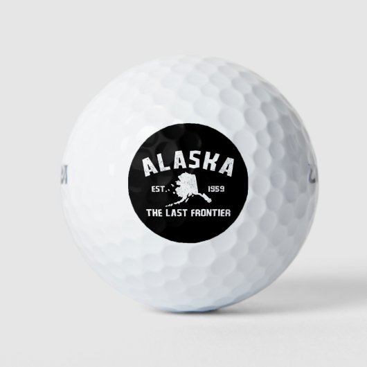 Alaska, die letzte Grenze Golfball (Vorderseite)