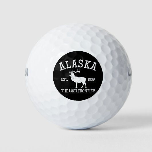Alaska, die letzte Grenze Golfball (Vorderseite)