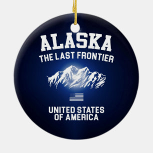 Alaska, die letzte Grenze Keramik Ornament