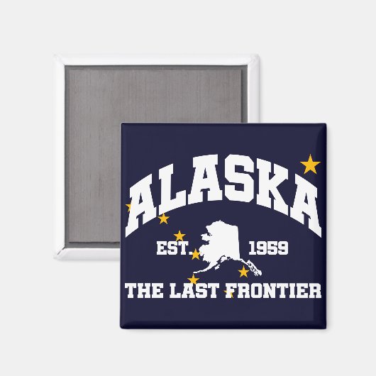 Alaska, die letzte Grenze Magnet (Vorderseite/Rückseite)