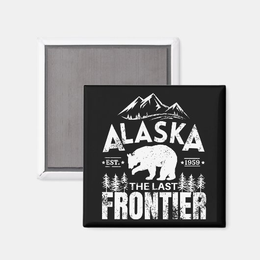Alaska, die letzte Grenze Magnet (Vorderseite/Rückseite)