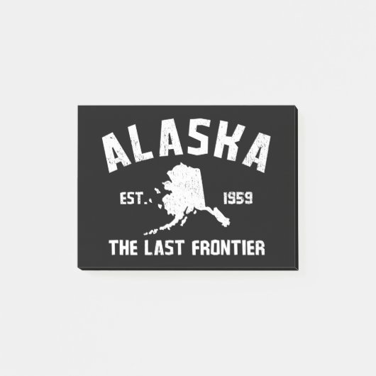 Alaska, die letzte Grenze Post-it Klebezettel (Vorderseite)