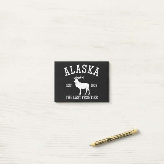 Alaska, die letzte Grenze Post-it Klebezettel (Auf Schreibtisch)