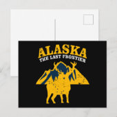 Alaska, die letzte Grenze Postkarte (Vorne/Hinten)