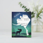 Alaska, die letzte Grenze Postkarte (Stehend Vorderseite)