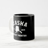 Alaska, die letzte Grenze Zweifarbige Tasse (Vorderseite Links)