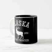 Alaska, die letzte Grenze Zweifarbige Tasse (Vorderseite Links)