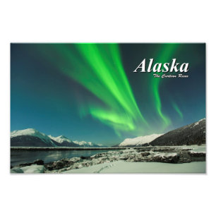 Alaska die Vorhang-Aufstiege Fotodruck