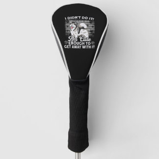 Alaska Dog Kleidung ich tat es Alaskan Malamute Golf Headcover