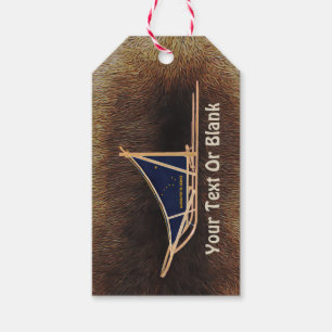 Alaska Dog Sled Mail Geschenkanhänger