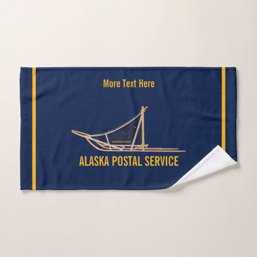 Alaska Dog Sled Postal Carrier Handtuch (Handtuch)