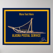 Alaska Dog Sled Postal Carrier Poster (Vorne)