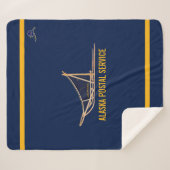 Alaska Dog Sled Postal Carrier Sherpadecke (Vorderseite (Horizontal))