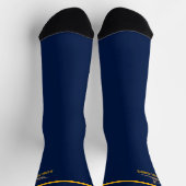 Alaska Dog Sled Postal Carrier Socks Socken (Oben)