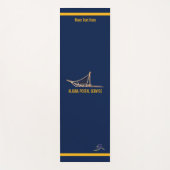 Alaska Dog Sled Postal Carrier Yogamatte (Vorderseite)