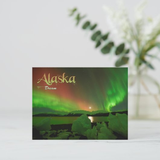 Alaska Dream Postkarte (Stehend Vorderseite)