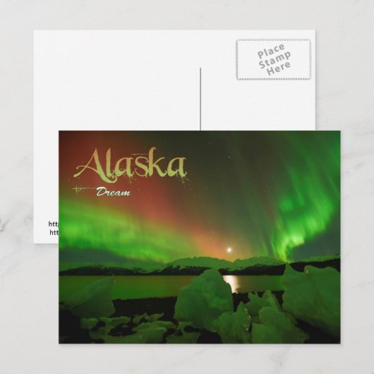 Alaska Dream Postkarte (Vorne/Hinten)