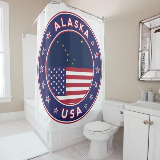 Alaska Duschvorhang (Beispiel)