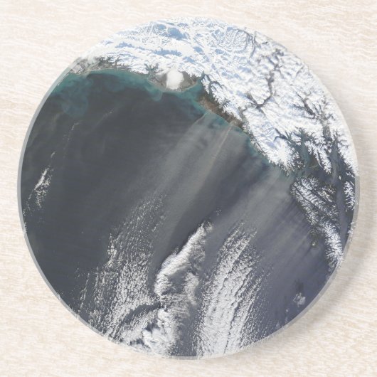 Alaska Dust Storm Sandstone Untersetzer (Vorne)