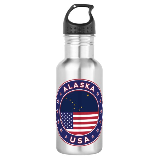 Alaska Edelstahlflasche (Vorderseite)