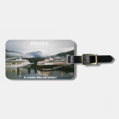 Alaska, eine Kreuzfahrt wie keine andere! Gepäckanhänger (Vorderseite horizontal)