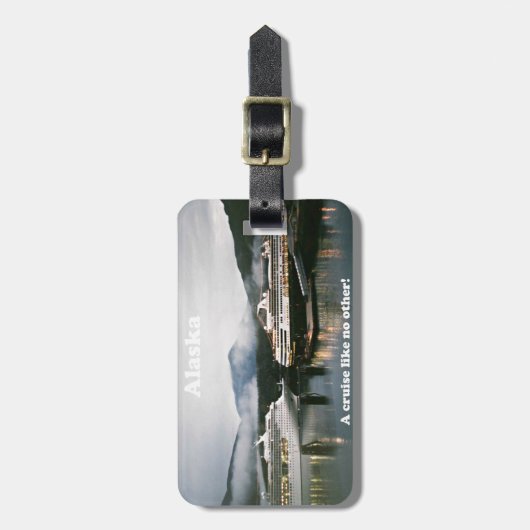 Alaska, eine Kreuzfahrt wie keine andere! Gepäckanhänger (Vorderseite vertikal)