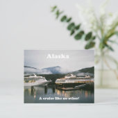 Alaska, eine Kreuzfahrt wie keine andere! Postkarte (Stehend Vorderseite)
