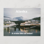 Alaska, eine Kreuzfahrt wie keine andere! Postkarte (Vorderseite)