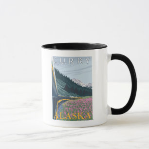 Alaska-Eisenbahn-Szene - Curry, Alaska Tasse