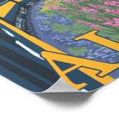 Alaska Eisenbahn Szene - Fairbanks, Alaska Poster (Ecke)